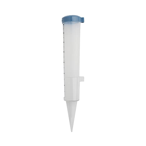 Taylor Freeze Proof Silicone Rain Gauge 7 Inch Capacity, Teal - size: 7 Inch