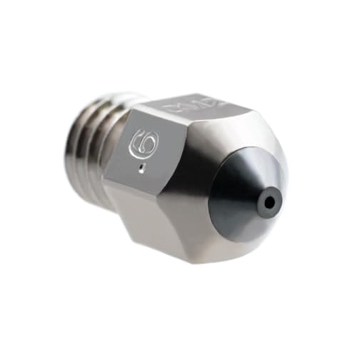 Microswiss CM2 MK8 Nozzle for Creality Ender 3, Ender 3 S1, Ender 5, CR-10 Series - Copper Core with M2 Hardened Steel Tip - Superiori Thermal Performance - Wear Resistance (0.6mm)