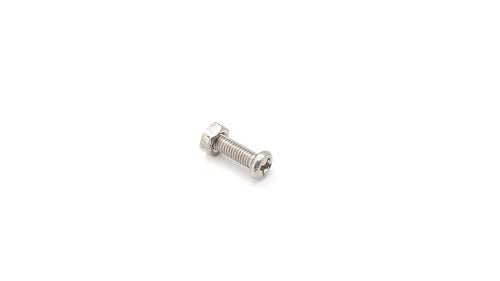 cSeao 50-Pack M3 x 10mm Pan Head Phillips Drive Machine Screws Hex Nuts Set, Stainless Steel 304 - size: M3 x 10mm 50-Pack