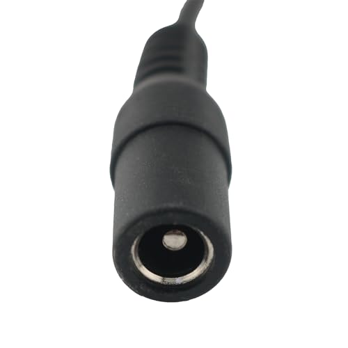 9V Battery Clip Converter Power Connection Cable with Female Head 4.72 Inches Long Power Cord Battery Snap Wire Reverse Polarity Extension Cable Boost Line for Guitar Pedal Black