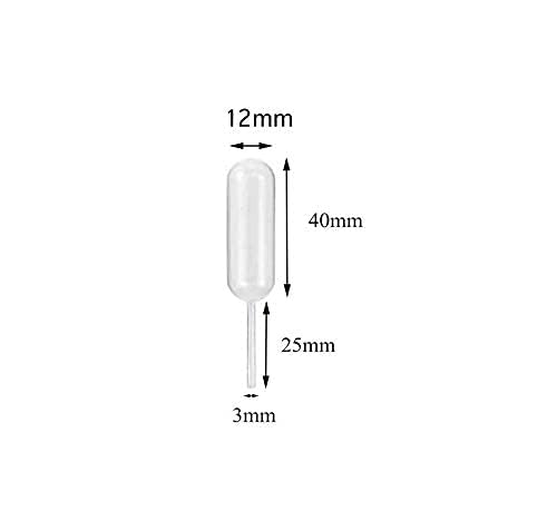 100 Pieces 4ml Cupcake Pipettes, Food Grade Plastic Disposable Pipettes Mini Liquid Injector