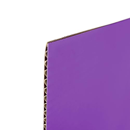 Flipside Products 36” x 48” Project Boards for Presentations, Science Fair, School Projects, Event Displays and Trifold Picture Board, Proudly Made in USA - Purple - 10 Pack - color: Purple, size: 10 Pack