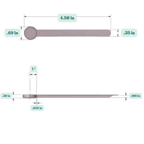 1/4 Teaspoon (1.25 mL) Long Handle Plastic Measuring Spoon for Coffee, Protein Powder, Pet Food, Spices, Grains, Dry Goods – Food-Grade BPA-Free (Pack of 25) - size: 1.25 mL | 1/4 Teaspoon