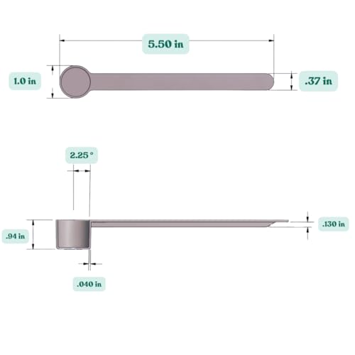 9 mL (9 CC) Long Handle Plastic Measuring Spoon for Coffee, Protein Powder, Pet Food, Spices, Grains, Dry Goods – Food-Grade BPA-Free (Pack of 25) - size: 9 mL | 9 cc