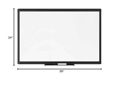 U Brands Magnetic Whiteboard, White Board Dry Erase Board for Wall, 36 x 24 - size: 36"W x 24"H