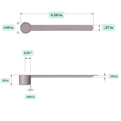 1 Teaspoon (1/3 Tablespoon | 5 mL) Long Handle Plastic Measuring Spoon for Coffee, Protein Powder, Pet Food, Spices, Grains, Dry Goods – Food-Grade BPA-Free (Pack of 25) - size: 5 mL | 1 Teaspoon