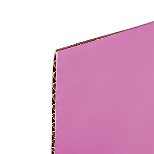 Flipside Products 36” x 48” Project Boards for Presentations, Science Fair, School Projects, Event Displays and Trifold Picture Board, Proudly Made in USA - Pink - 10 Pack - color: Pink, size: 10 Pack