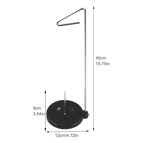 Spool Holder Thread Stand, Adjustable Single Thread Stand, Sewing Machine Threads Holder, Universal Cone and Spool Stand for Embroidery, Sewing and Quilting Threads (Color:Black)
