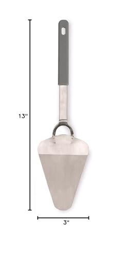 RSVP International Endurance Kitchen Tool Collection Flexible Stainless Steel, Dishwasher Safe, Pie Server - size: Pie Server, Standard