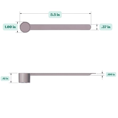 4 mL (3/4 Teaspoon) Long Handle Plastic Measuring Spoon for Coffee, Protein Powder, Pet Food, Spices, Grains, Dry Goods – Food-Grade BPA-Free (Pack of 25) - size: 4 mL | 1/4 Tablespoon | 3/4 Teaspoon