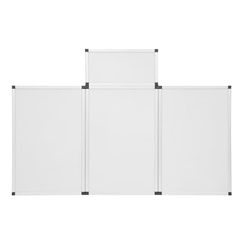 DYNAMI 70.9in Large Trifold Poster Board,360‑Degree Rotatable (Gray)