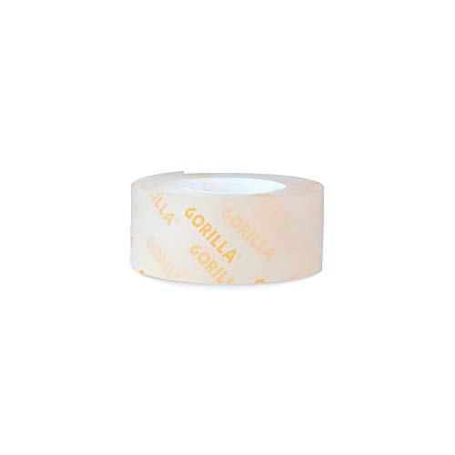 Gorilla Tough & Clear; Double Sided Mounting Tape; Weatherproof; 1" x 60"; Clear; (Pack of 4) - size: 4 Pack