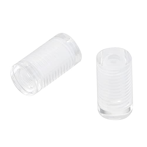 Antrader 8Pcs Clear Standoffs, 1/2" x 3/4" Acrylic Standoff Screws - color: Clear, size: 1/2" x 3/4" (13 x 19mm)-8Pcs