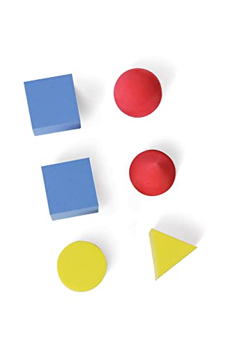 hand2mind ManipuLite GeoSolids, Set of 6 - size: 6 Piece
