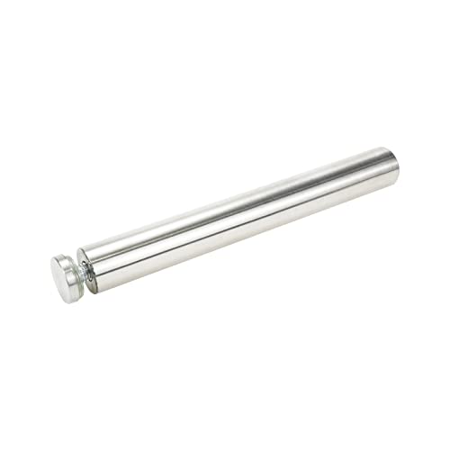 Sign Standoff Screws 1" Dia 8" Length Glass Standoff Bolts Stainless Steel 3/8" Thread Dia Advertising Screws - 4pcs - size: 1" Dia x 8" Length 4pcs