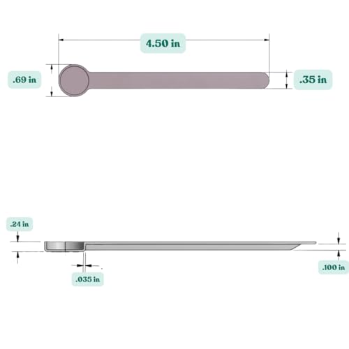 1 mL (1 CC) Long Handle Plastic Measuring Spoon for Coffee, Protein Powder, Pet Food, Spices, Grains, Dry Goods – Food-Grade BPA-Free (Pack of 25) - size: 1 mL | 1 cc