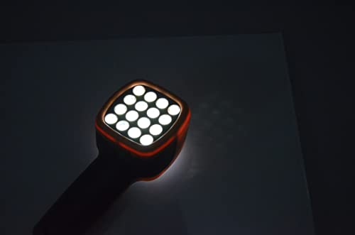 Digital LED Stroboscope 99,999 RPM/Hz, AIOMEST RPM Strobe Light Tachometer - color: orange