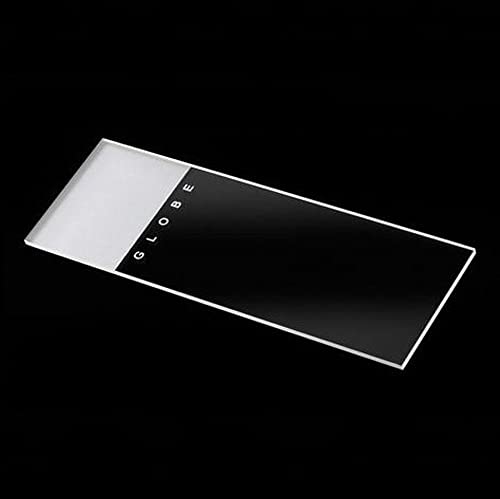Globe Scientific Soda Lime Glass Microscope Slides, Frosted, 25 x 75mm, 90° Ground Edges with Safety Corners, Laboratory Microscope Slide, Pack of 144