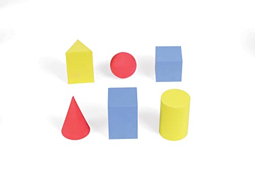 hand2mind ManipuLite GeoSolids, Set of 6 - size: 6 Piece