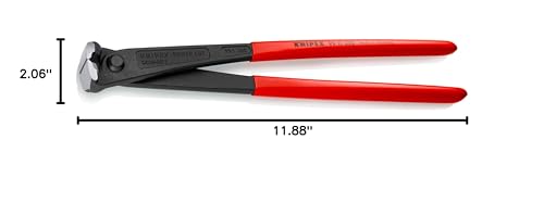 KNIPEX - 99 11 300 Tools - High Leverage Concreters' Nippers, Plastic Coated (9911300)