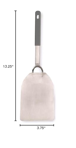 RSVP International Endurance Kitchen Tool Collection Flexible Stainless Steel, Dishwasher Safe, Spatula, Jumbo - size: Spatula, Jumbo
