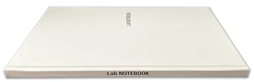 BookFactory Lab Notebook, White, Laminate Hardbound, 100 Pages - color: White