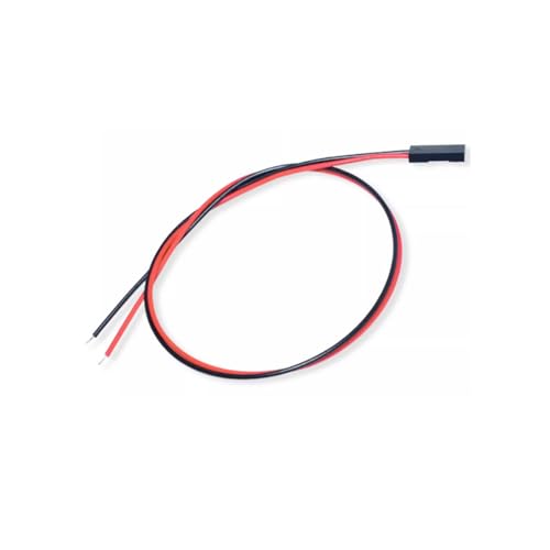 10 Pieces 2 Pin Single Head Female Jumper Wire 2.54mm Pitch Connector Length 30cm for 3D Printe