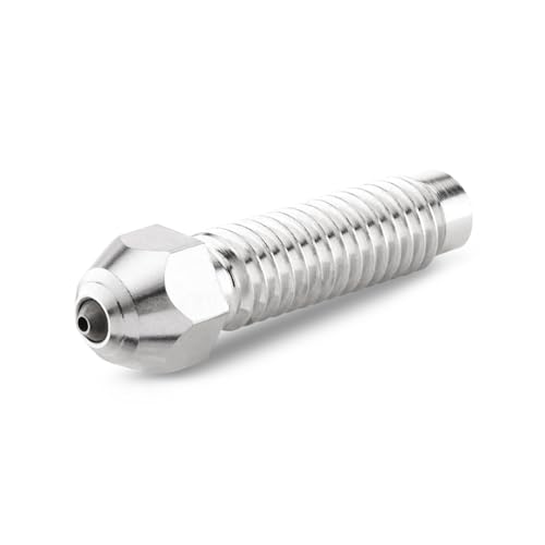 Tungsten Carbide Nozzle 0.8mm for Elegoo Centauri Carbon/CC/CC2 3D Printer Extruder Hotend Kit, High Thermal Conductivity Abrasion Resistance for Precision Additive Manufacturing - size: Tungsten Carbide, style: 0.8mm