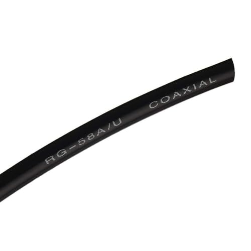 Superbat UHF Male PL-259 to UHF Male PL-259 Low Loss Digital Coax UHF Jumper Cable(5ft RG58 Coax Jumper) for HAM & CB Radio,Antenna Analyzer,Dummy Load,SWR Meter - size: 5 ft RG58 Cable