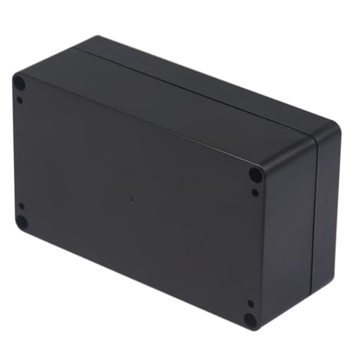 Project Box IP65 Waterproof Junction Box ABS Plastic Black Electrical Boxes DIY Electronic Project Case Power Enclosure 6.22x3.54x2.36 inch (158 x 90 x60 mm) - color: Black, size: 6.22"x3.54"x2.36"