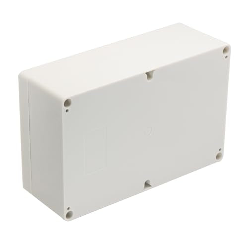 Project Box IP65 Waterproof Junction Box ABS Plastic Electrical Boxes DIY Electronic Project Case Power Enclosure White 9.06x5.90x3.43 inch (230 x 150 x87 mm) - color: White, size: 9.06"x5.90"x3.43"