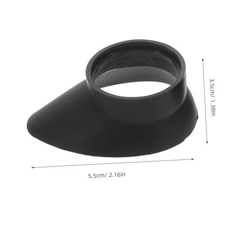 Microscope Eyepiece Covers Rubber Black
