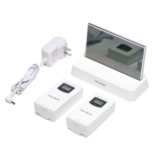 Raddy DT6 Wireless Weather Station, Atomic Clock Color Display