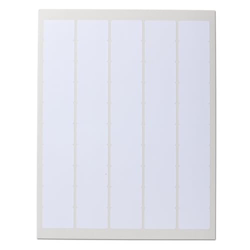 Waterproof Essential Oil Labels, 250 Rectangles, 1.5x1 Inches, Oil Proof, Highly Durable Blank Stickers - size: 250 Count (Pack of 1)