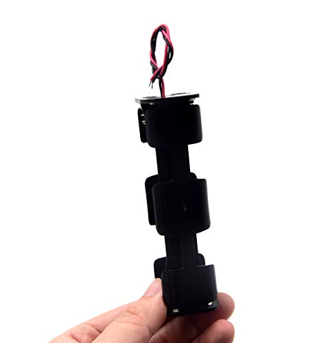 (Pack of 3 8 AA Battery Holder, 12v AA Battery Holder with Leads