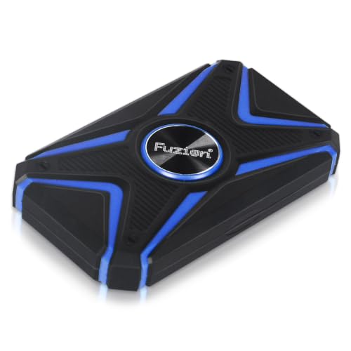 Fuzion Digital Pocket Gram Scale 200g x 0.01g with 50g Calibration Weight - color: Blue