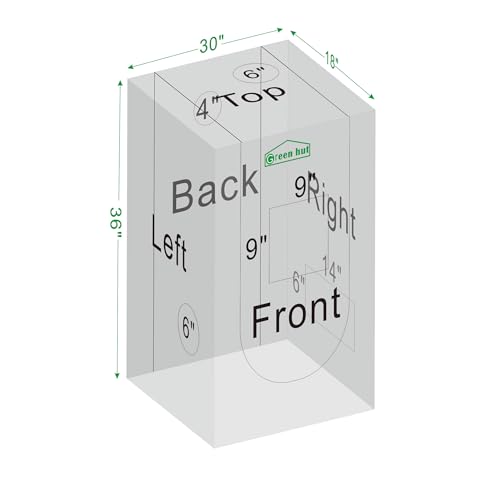 Small Grow Tent 18"x30"x36" 600D Mylar Hydroponic Grow Tents - size: 18"x30"x36"