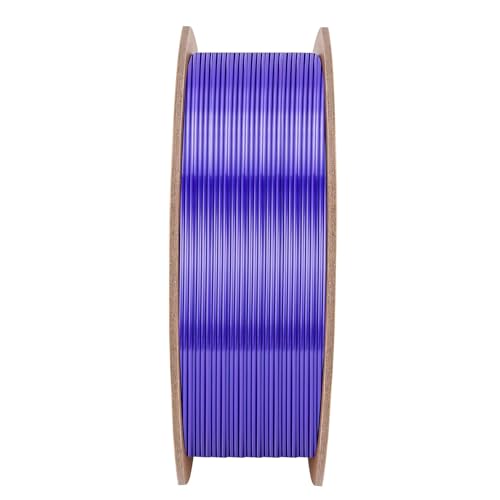 Comgrow Silk Shiny Blue Purple and Yellow 3D Printer Filament, Comgrow 3D Printing Materials Silk PLA 1.75mm, 3D Printing Filament +/-0.02mm, 1kg/2.2lbs Silk PLA - color: Blue & Purple &Yellow