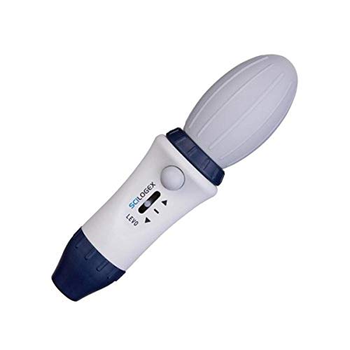 SCILOGEX SCI-Pet Manual Pipette Filler – for 1-100 ml Serological Pipettes – Precise Thumb-Controlled Aspiration and Dispensing – 1 Year Warranty - Blue - color: Blue, size: 1 Pack