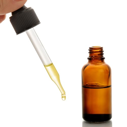 4 Pack, 2 oz Bottles with Dropper & 1 Funnel & 4 Labels - Essential Oils Bottles for Health, Personal Care & Beauty - 60ml Thick Dark Amber Glass Tincture Bottles, Refillable Cosmetic Containers - color: Amber with Eye Droppers