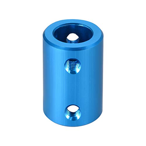 uxcell 10mm to 10mm Bore Rigid Coupling Set Screw L25XD16 Aluminum Alloy,Shaft Coupler Connector,Motor Accessories,Blue - size: 10mm to 10mm