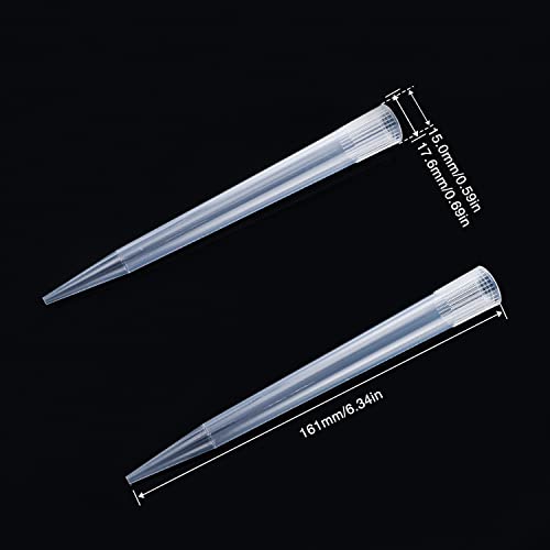 FOUR E'S SCIENTIFIC 10mL Pipette Tips, 100 Pcs Universal Micropipette Tips - size: 10ml