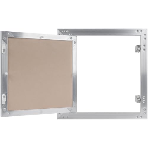 12" x 12" Drywall Access Panel – Aluminum Frame Gypsum Hatch Access Panel for Drywall - Ceiling Inspection Door – Wall Access Panel for Plumbing, Electrical, Utility & Ventilation Access - size: 12 x 12