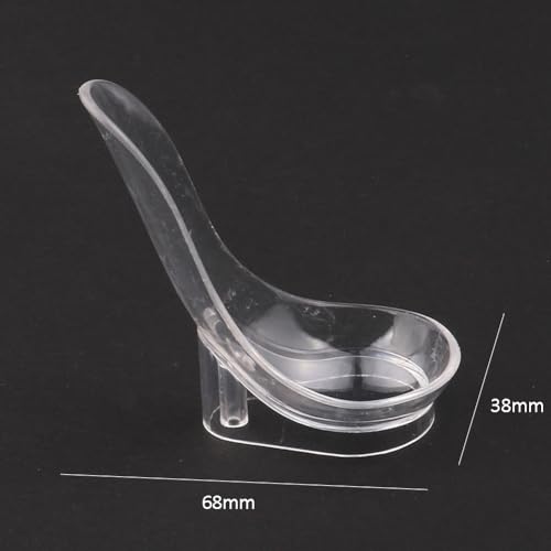 Lasenersm 8 Pieces Tobacco Pipe Stand Holder - Portable Plastic Pipe Display Rack For Single Pipe, Clear