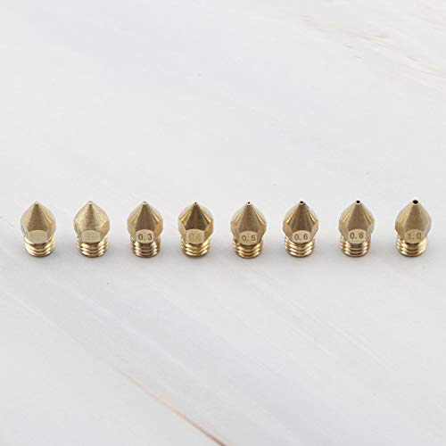 Ellbest 16PCS MK8 3D Printer Nozzle Extruder Kit