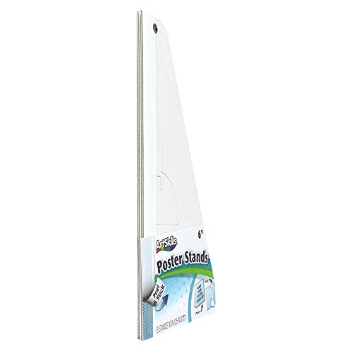 ArtSkills PA-1262 10" Easel Back Peel and Stick Poster & Project Stands, 6 Count, 10 Inch - size: 6 Pack- 10 Inch