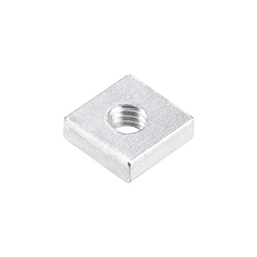 uxcell Square Nuts, M4x9mmx3mm Zinc-Plated Metric Coarse Thread Assortment Kit, 25 Pcs - size: M4x9mmx3mm