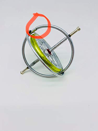 Classic Gyroscope – Twin Pack | 2 Metal Spinning Gyroscopes for STEM Learning & Physics Play – Made in USA – Ages 8+