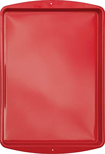 Barker Creek Learning Magnets Red Kidboard, Colorful and Durable Magnetic-Receptive Tray, Stackable for Easy Storage, 9" x 13" (2913) - style: Red
