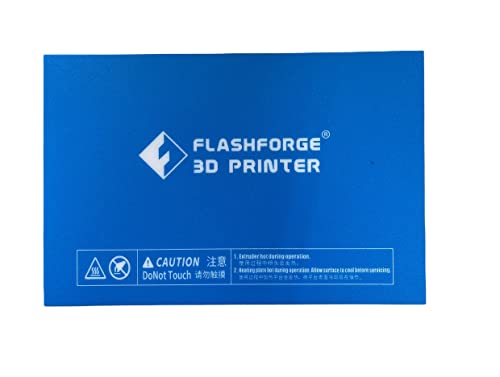 Smilyeez Listing for FlashForge HP-00057 Platform Sticker for Creator Pro, Creator Pro 2, Dreamer, Dreamer NX, and Inventor - 232mm x 154mm Original Build Surface (3 Stickers) - size: 3 Pack